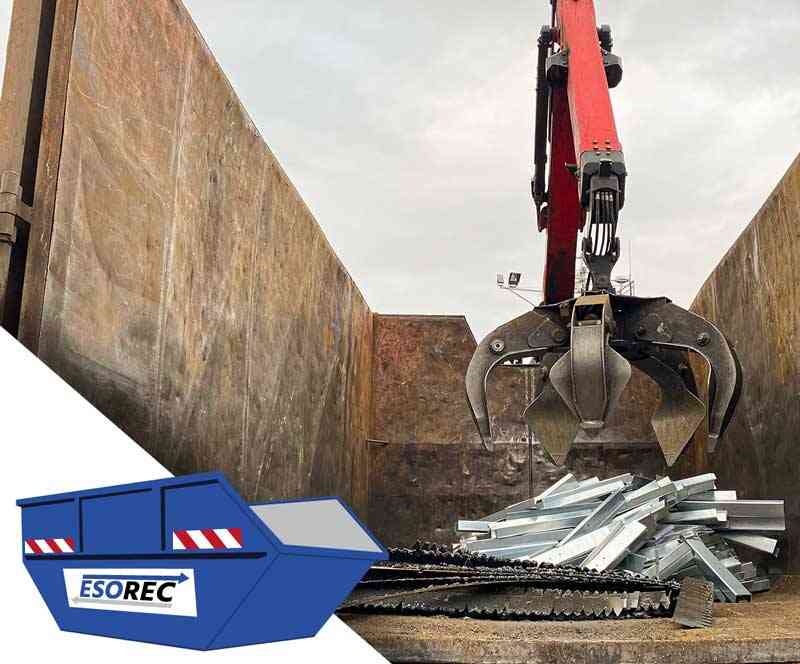 ESOREC Container für Metallschrott
