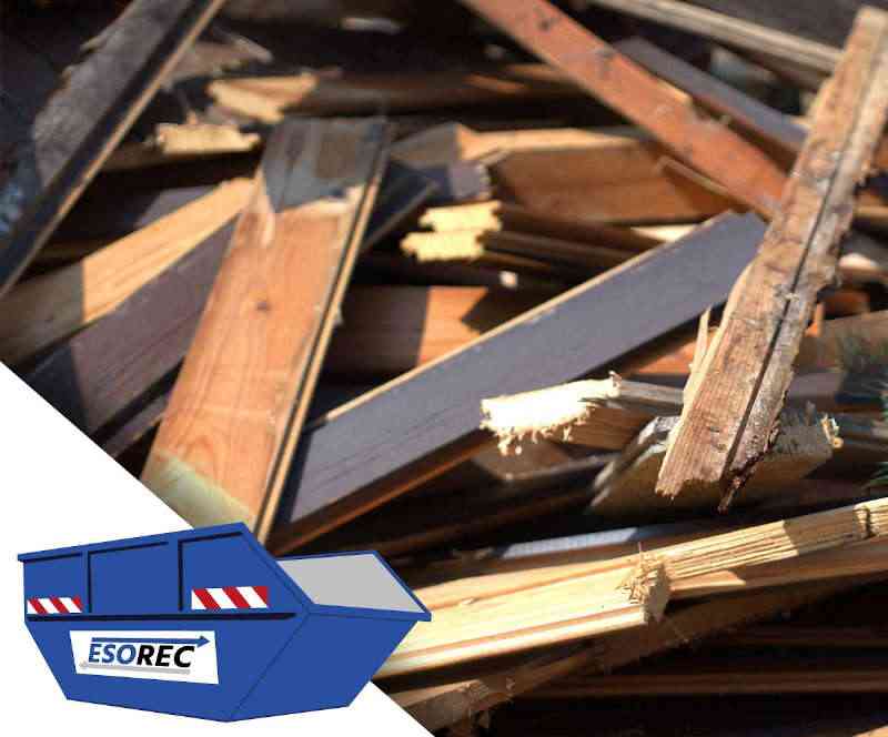 ESOREC Container für Altholz / Holz