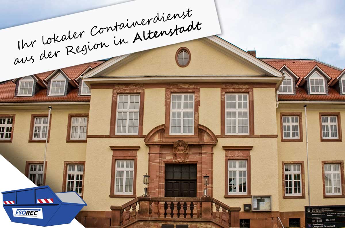 ESOREC Containerdienst aus der Region in Altenstadt